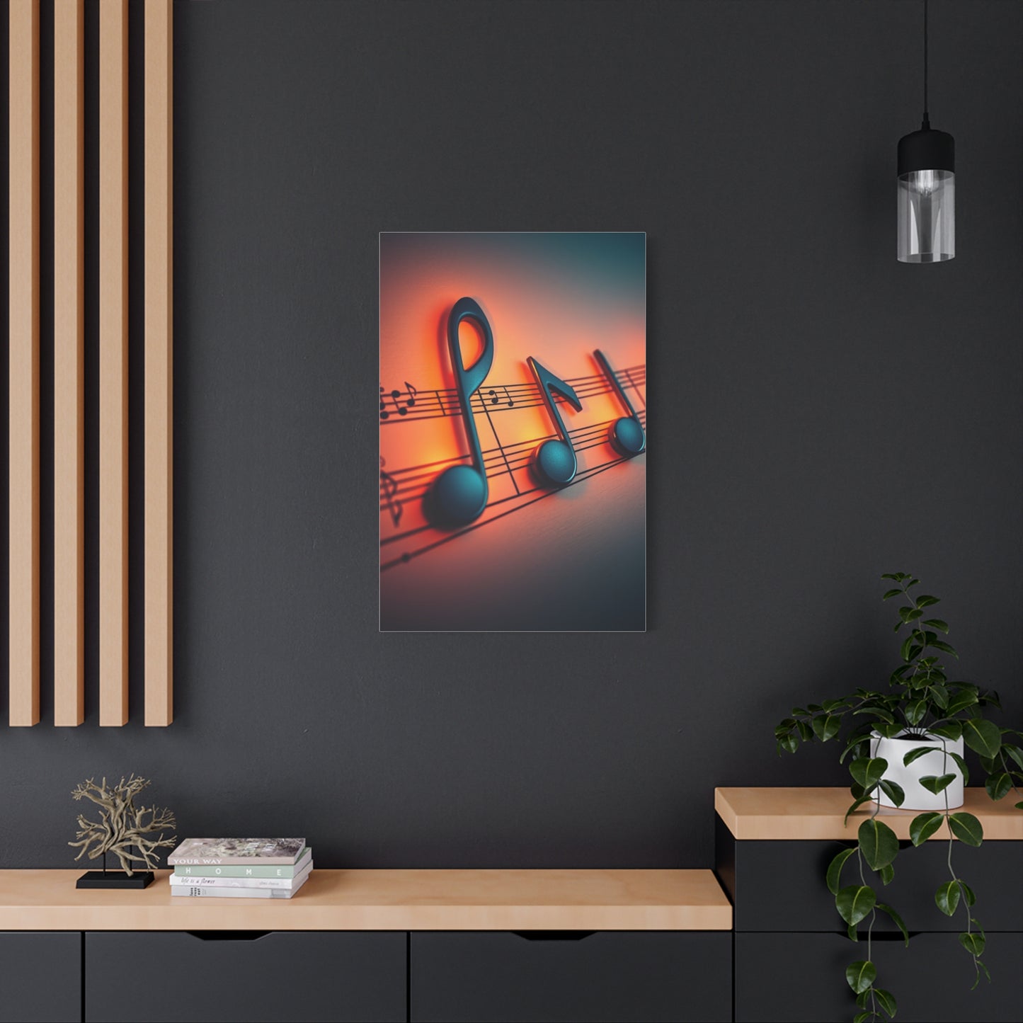 Musical Notes Art Supreme Canvas Wall Art & Canvas Print