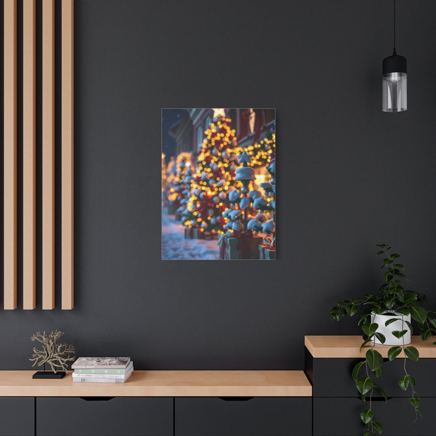 Celestial Yuletide Canvas Wall Art & Canvas Print