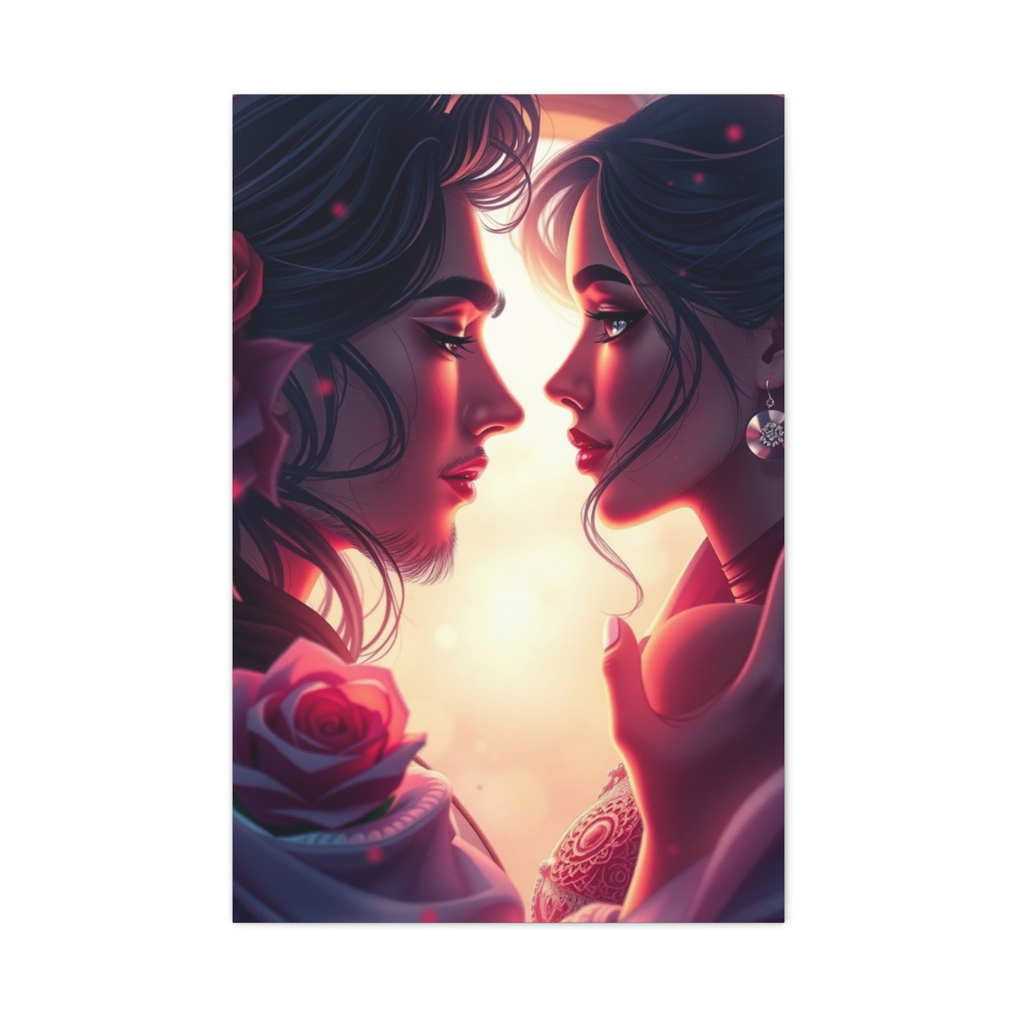 Soulful Embrace Canvas Wall Art & Canvas Print