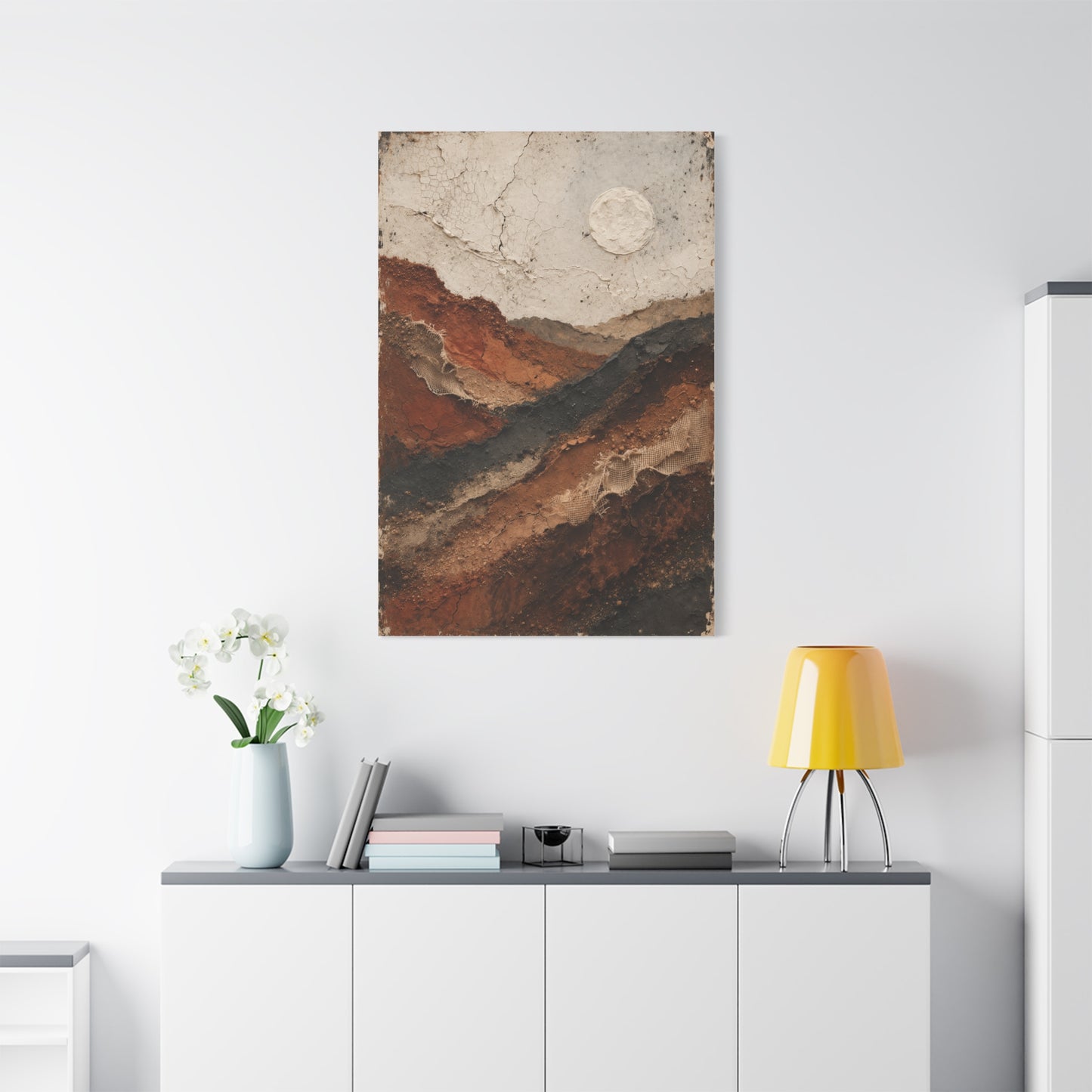 Earth Canyon Textured Landscape Wall Art & Canvas Print