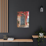 Bougainvillea Arch Mediterranean Door Tropical Wall Art & Canvas Print