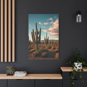 Golden Desert Saguaro Panorama Wall Art & Canvas Prints