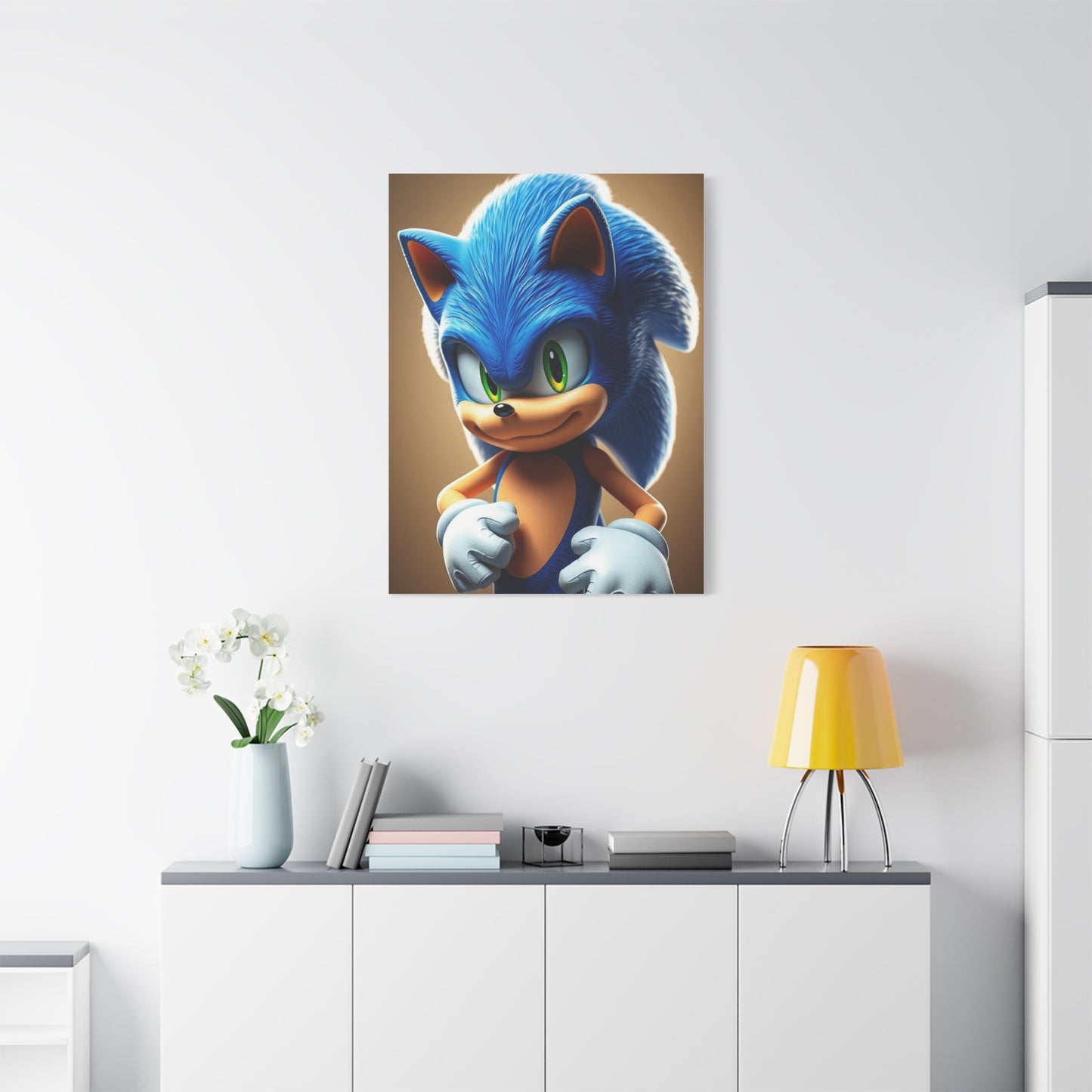 Vision Sonic the Hedgehog Art Art Wall Art & Canvas Print