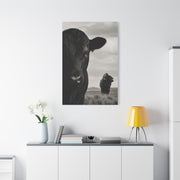 Black Angus & Bison Dual Portrait Landscape Wall Art & Canvas Print