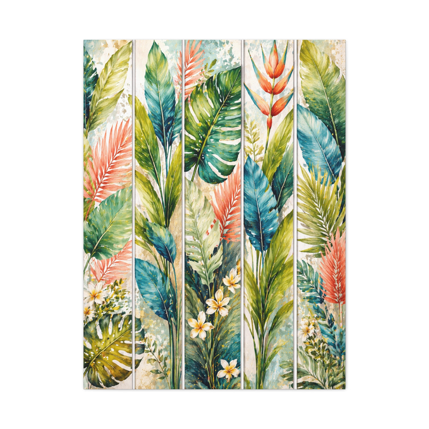 Oversized Tropical Botanical Panel Series Wall Art & Canvas Print