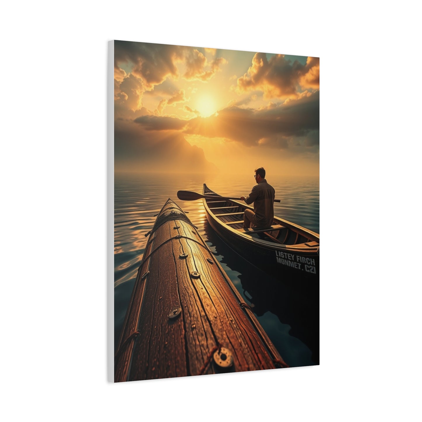 Canoe Art Supreme Canvas Wall Art & Canvas Print