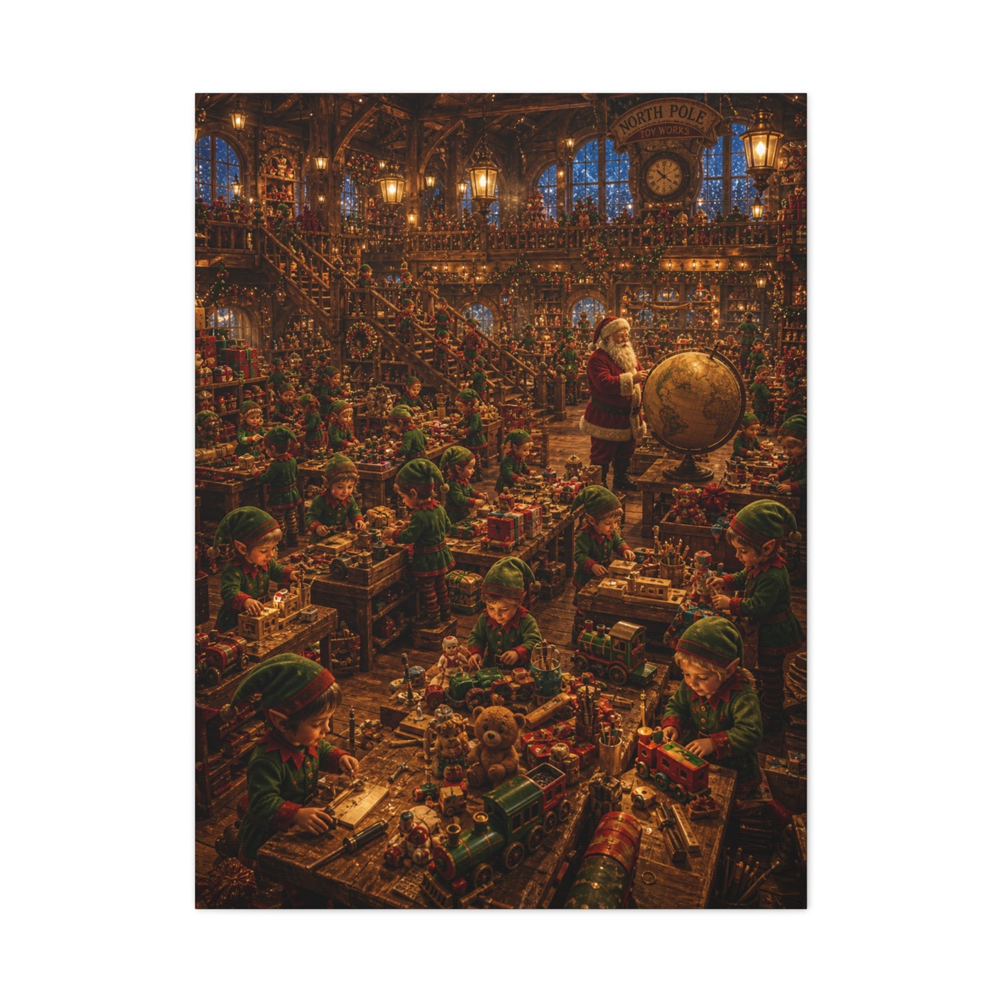 Grand North Pole Workshop Wall Art & Canvas Print