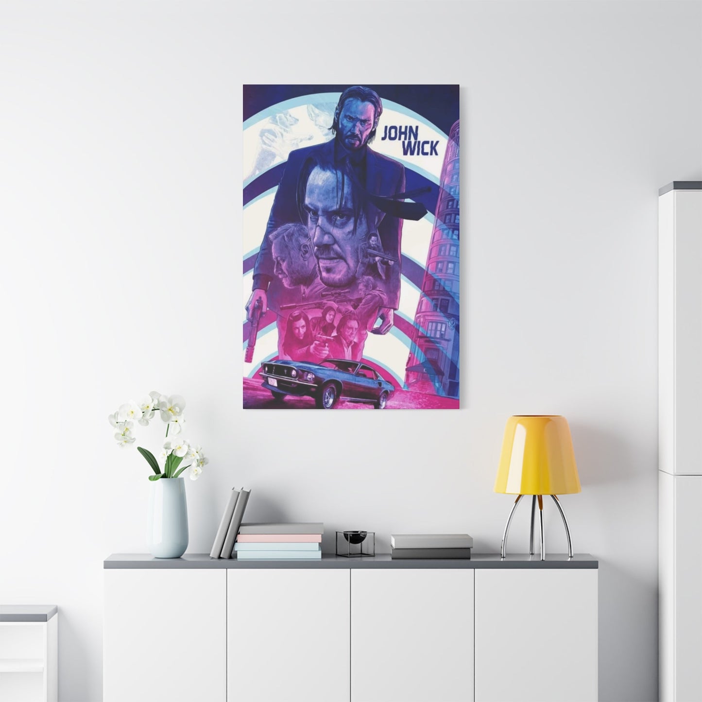 John Wick Movie Poster Wall Art & Canvas Prints