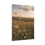 Golden Wildflower Meadow Wall Art & Canvas Print