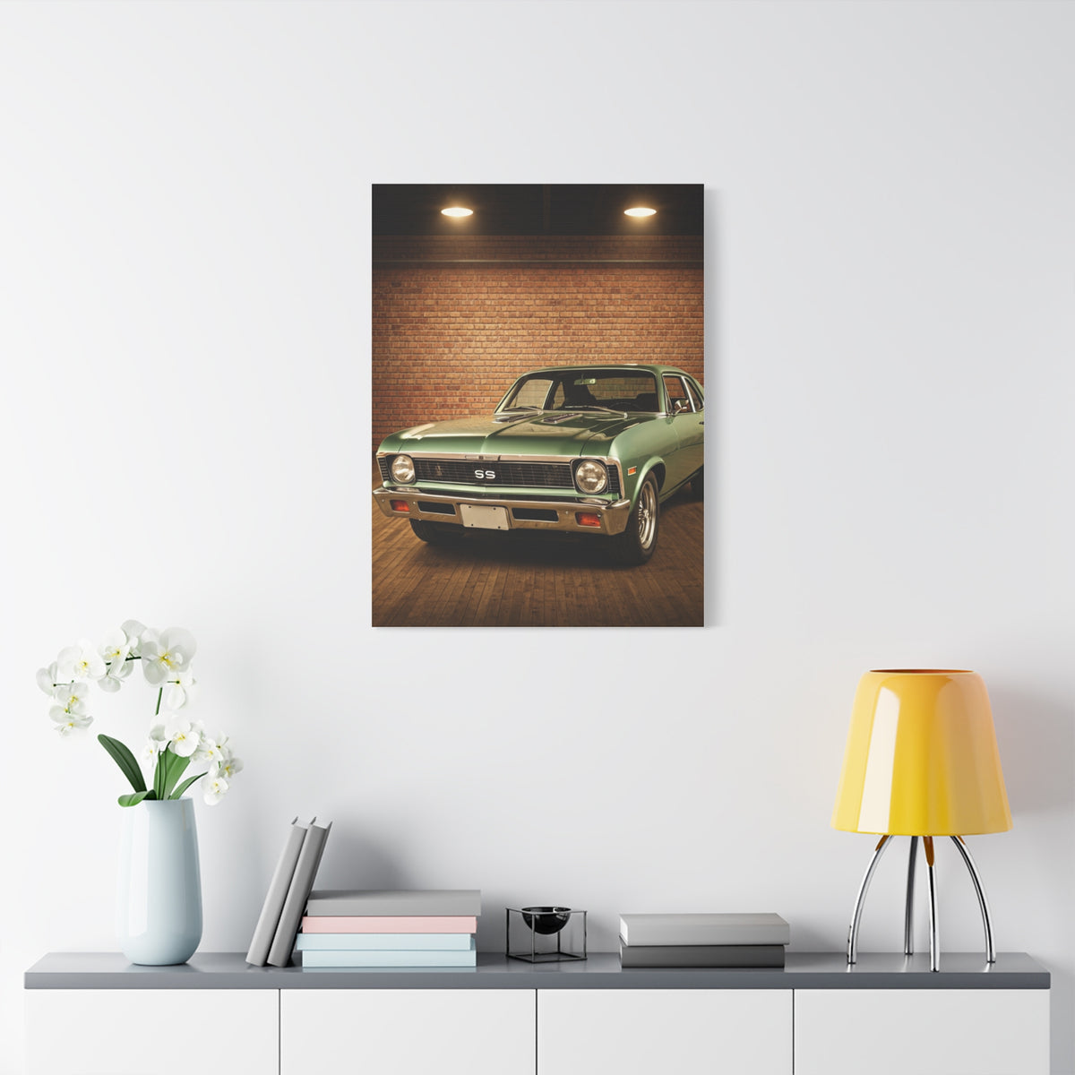Chevrolet Nova SS Warehouse Muscle Wall Art & Canvas Prints