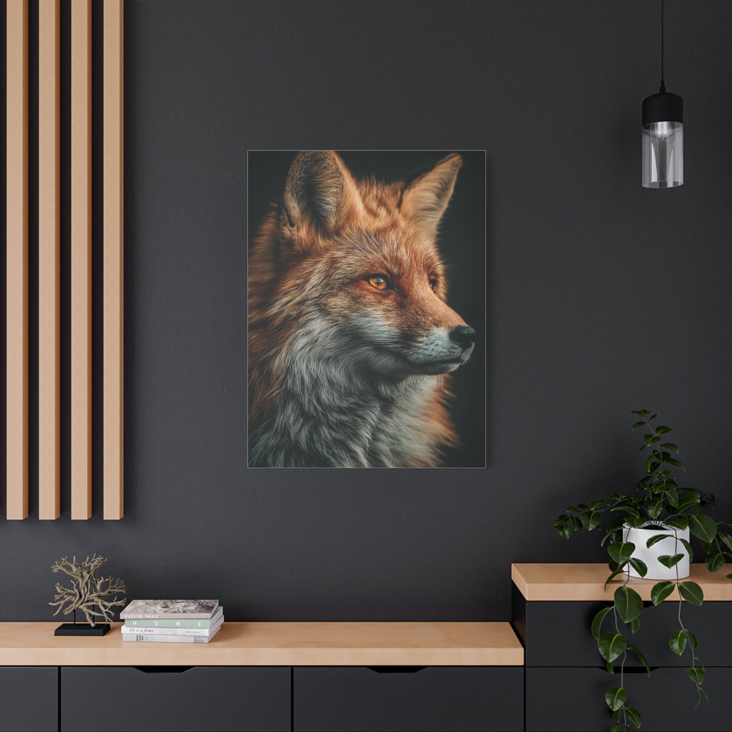 Majestic Red Fox Portrait Wall Art & Canvas Print