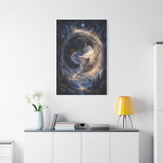 Celestial Wolf Pair Energy Vortex Wall Art & Canvas Print