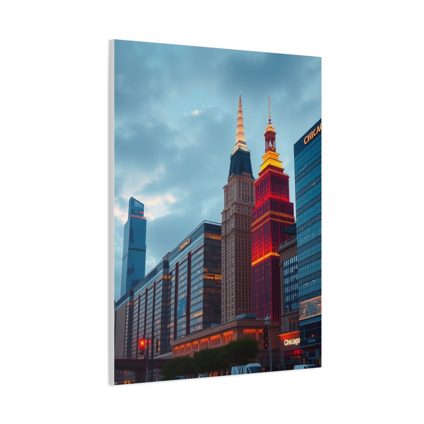 Chicago Art Supreme Canvas Wall Art & Canvas Print