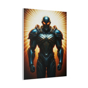 Radiant Cyber Warrior Wall Art & Canvas Print