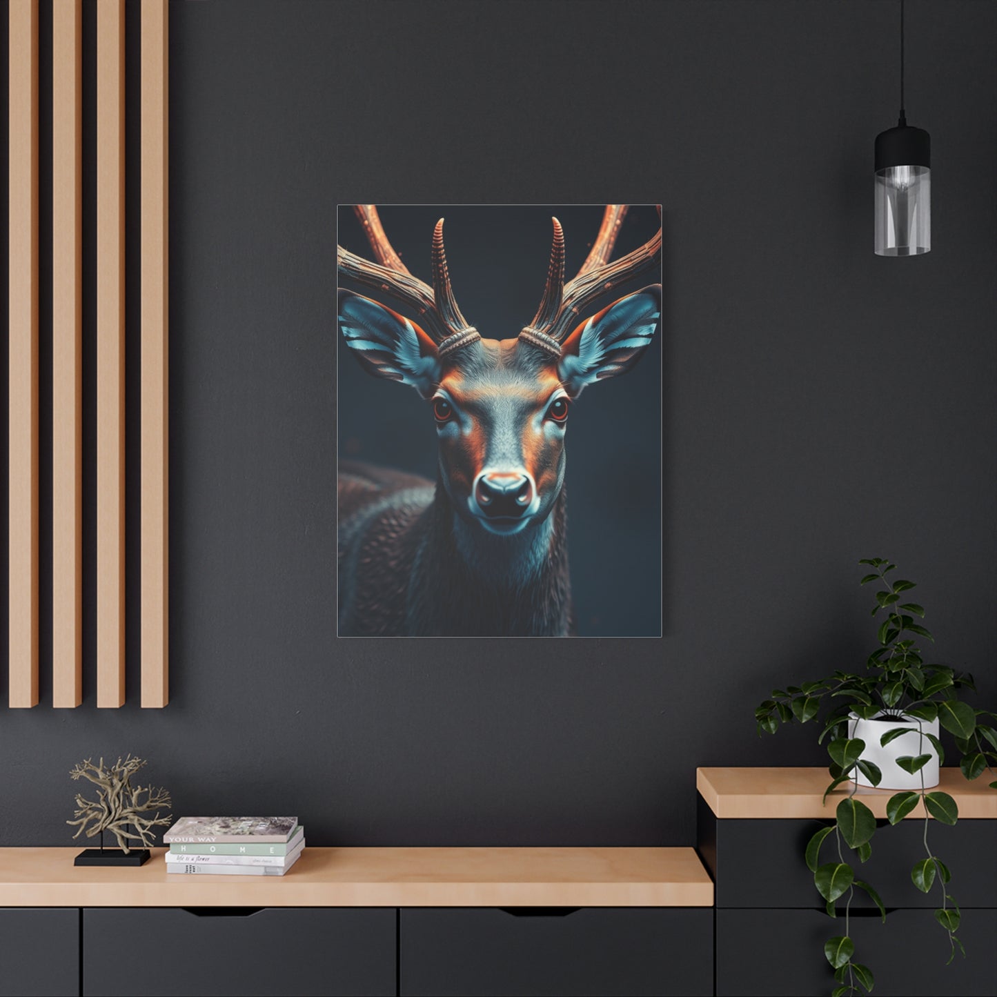 Majestic Antlers Tapestry Wall Art & Canvas Print