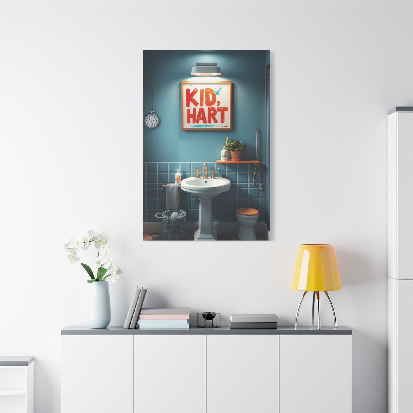 Supreme Kid’s Bathroom Art Collection Wall Art & Canvas Print