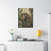 Majestic Elephant Jungle Portrait Tropical Wall Art & Canvas Print
