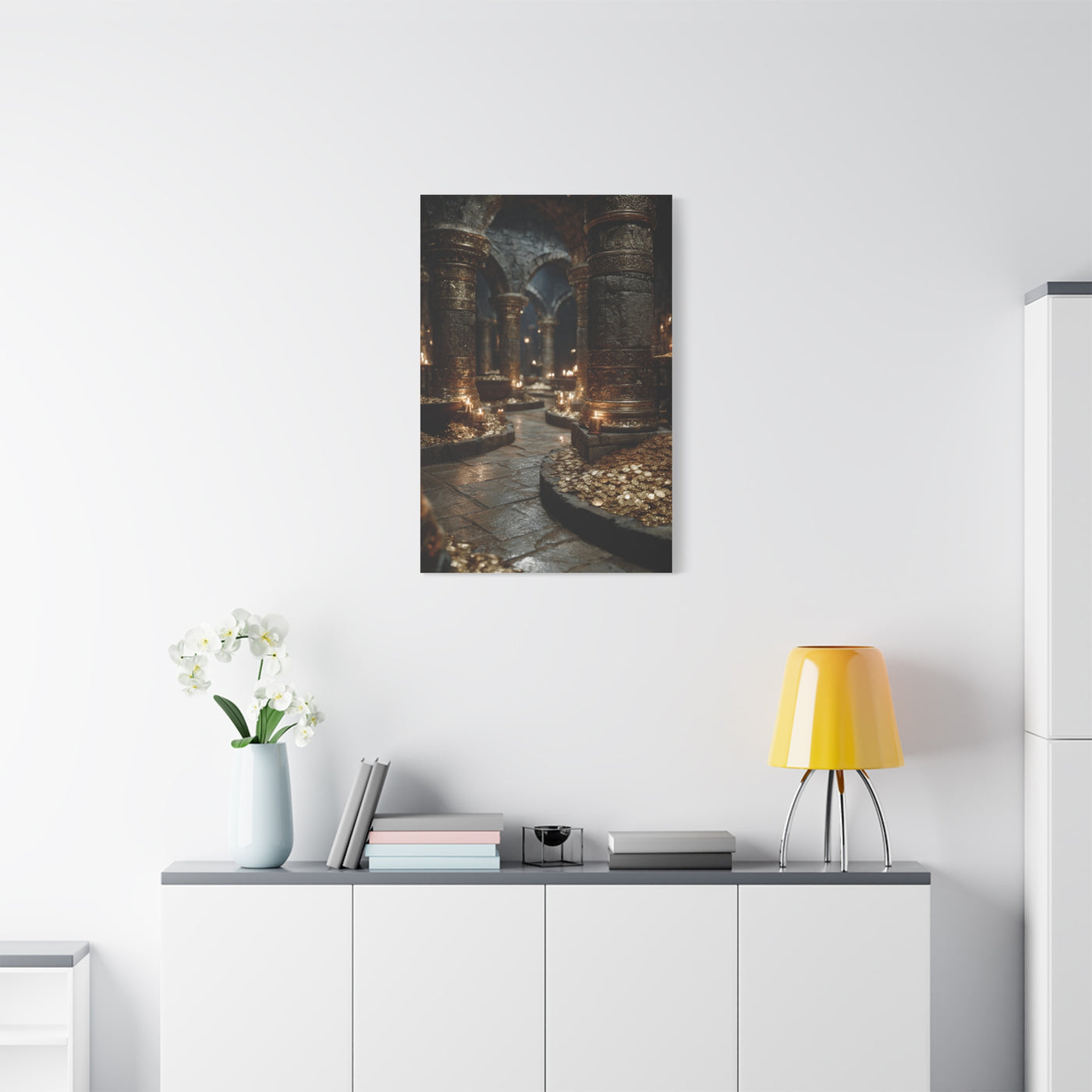Hidden Treasury Gold Chamber Wall Art & Canvas Print