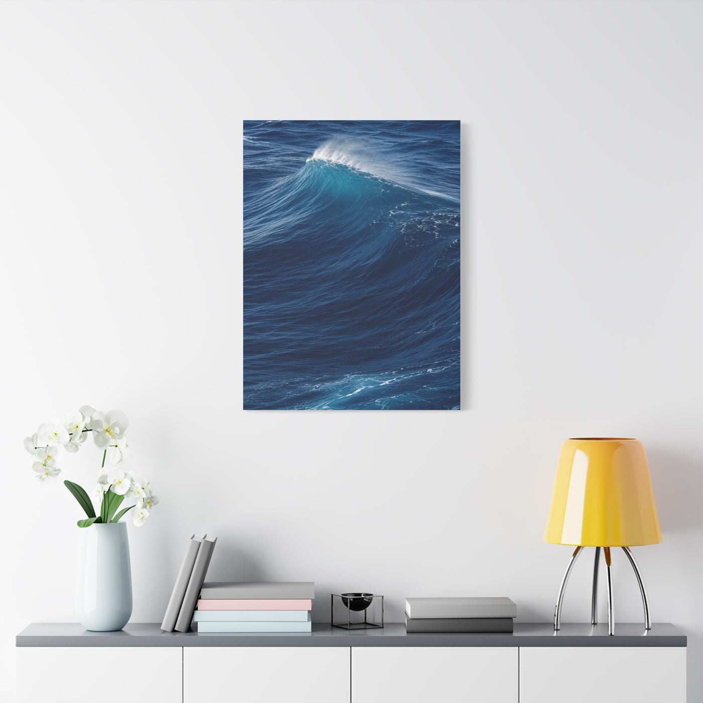 Open Ocean Cresting Wave Study Wall Art & Canvas Print