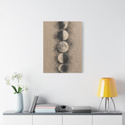 Lunar Phases Minimal Composition Wall Art & Canvas Print