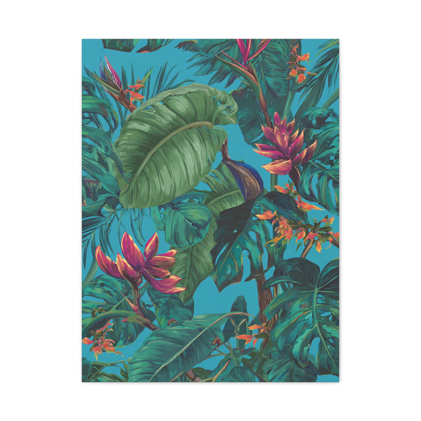 Tropical Botanical Leaves Wall Art & Canvas Print
