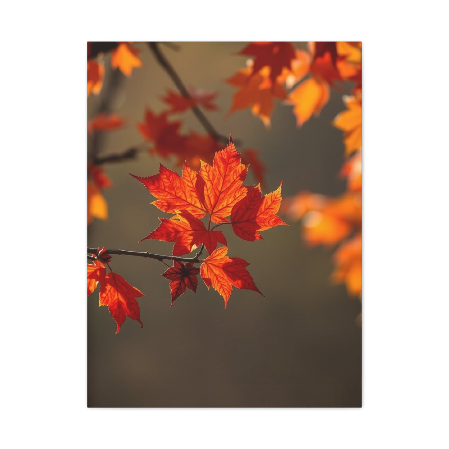 Golden Ember Season Canvas