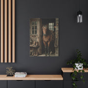 Rustic Stable Horse Portrait Wall Art & Canvas Print