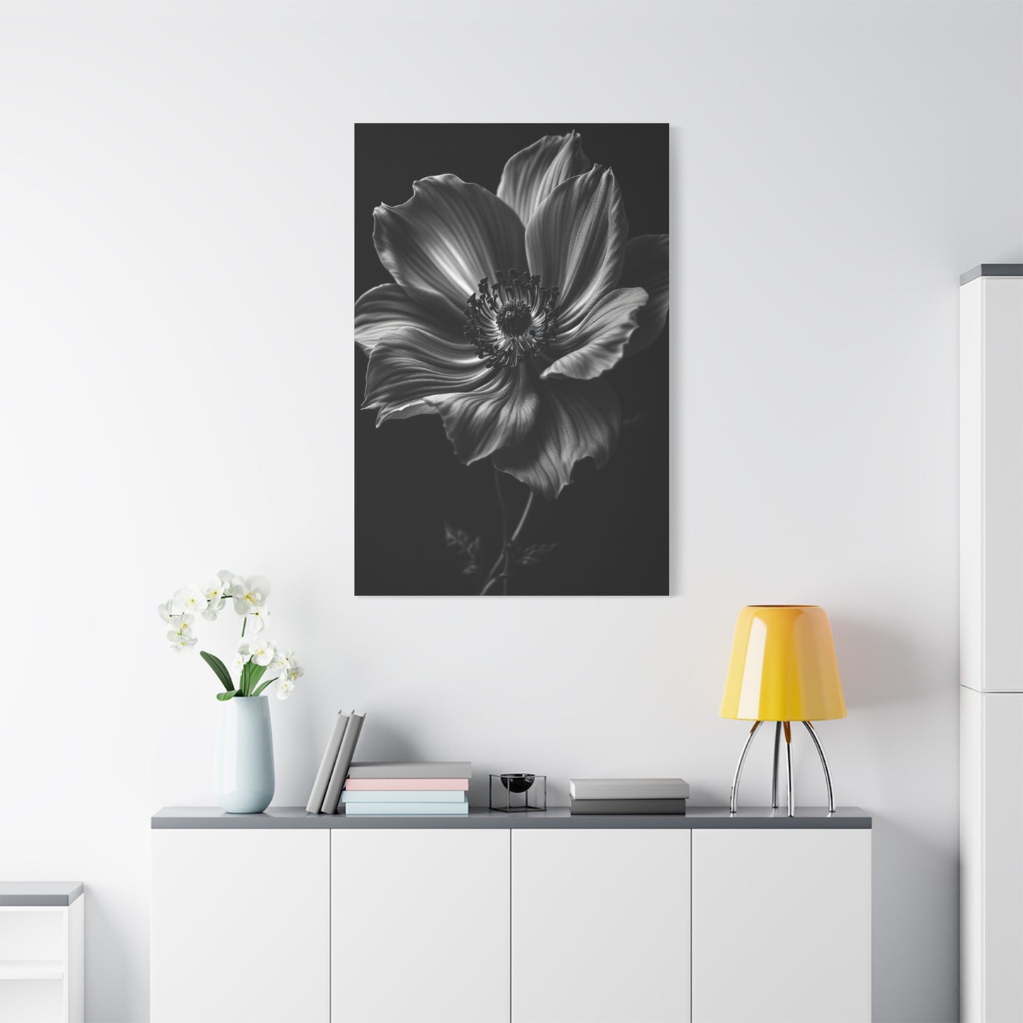 Anemone Bloom with Dramatic Center Wall Art & Canvas Prints