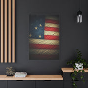Vintage American Flag Heritage Wall Art & Canvas Prints