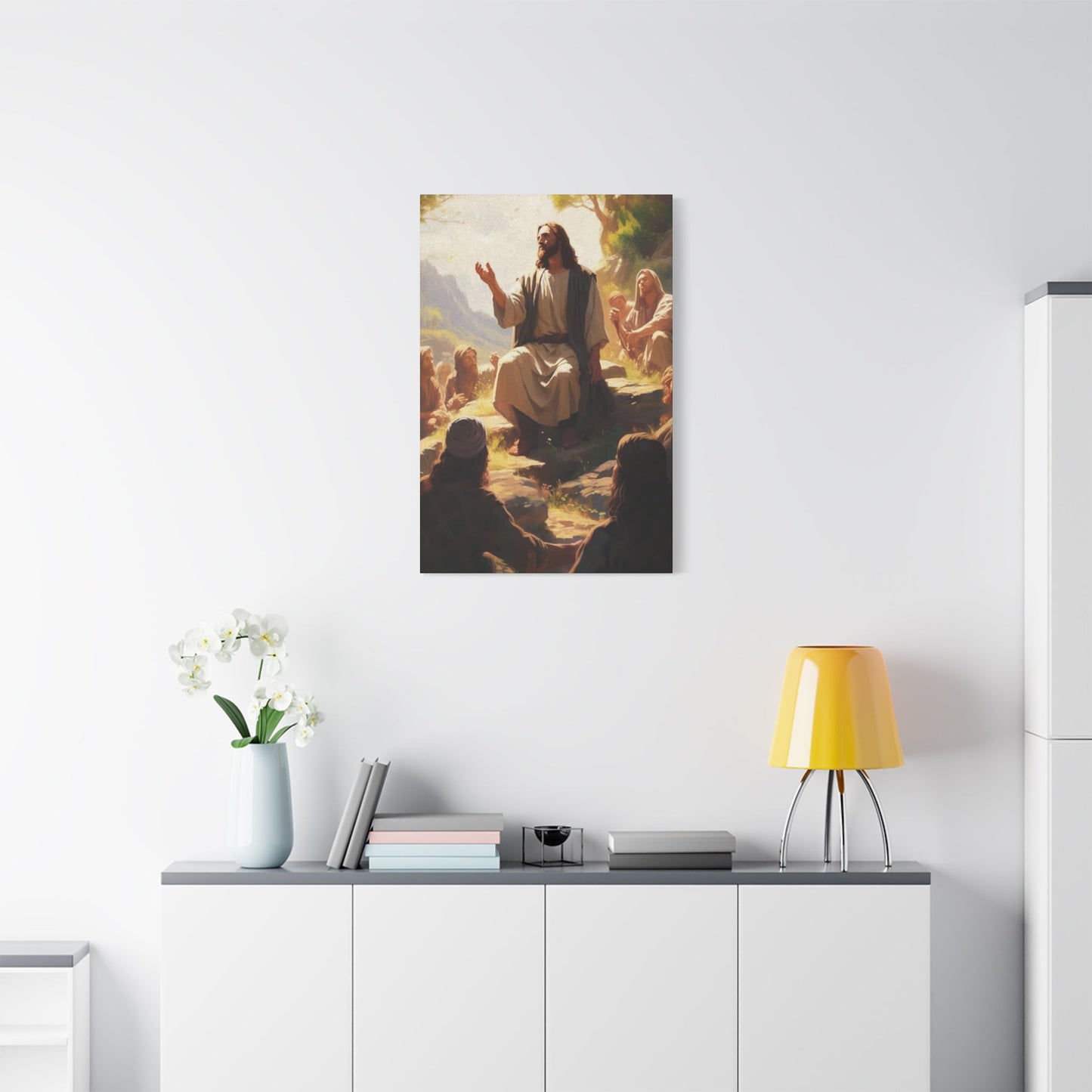Jesus Talks Wall Art & Canvas Prints