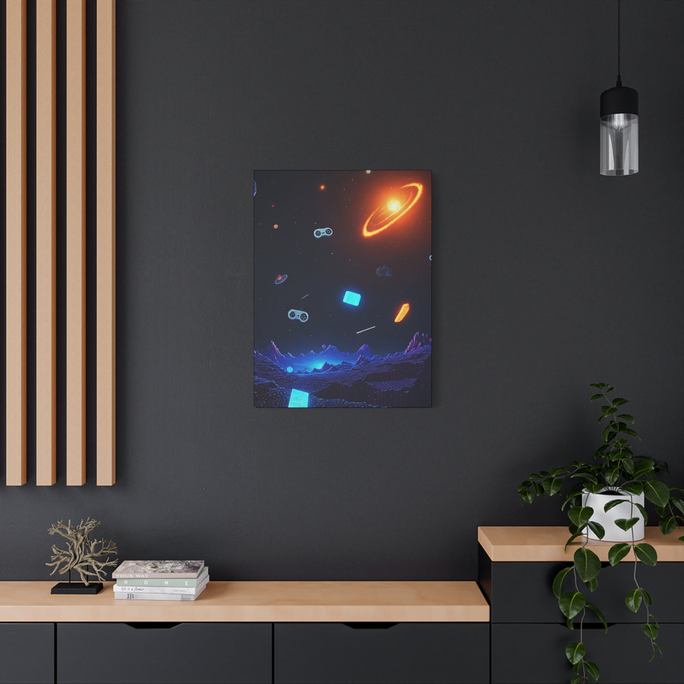 Cosmic Gaming Universe Wall Art & Canvas Prints
