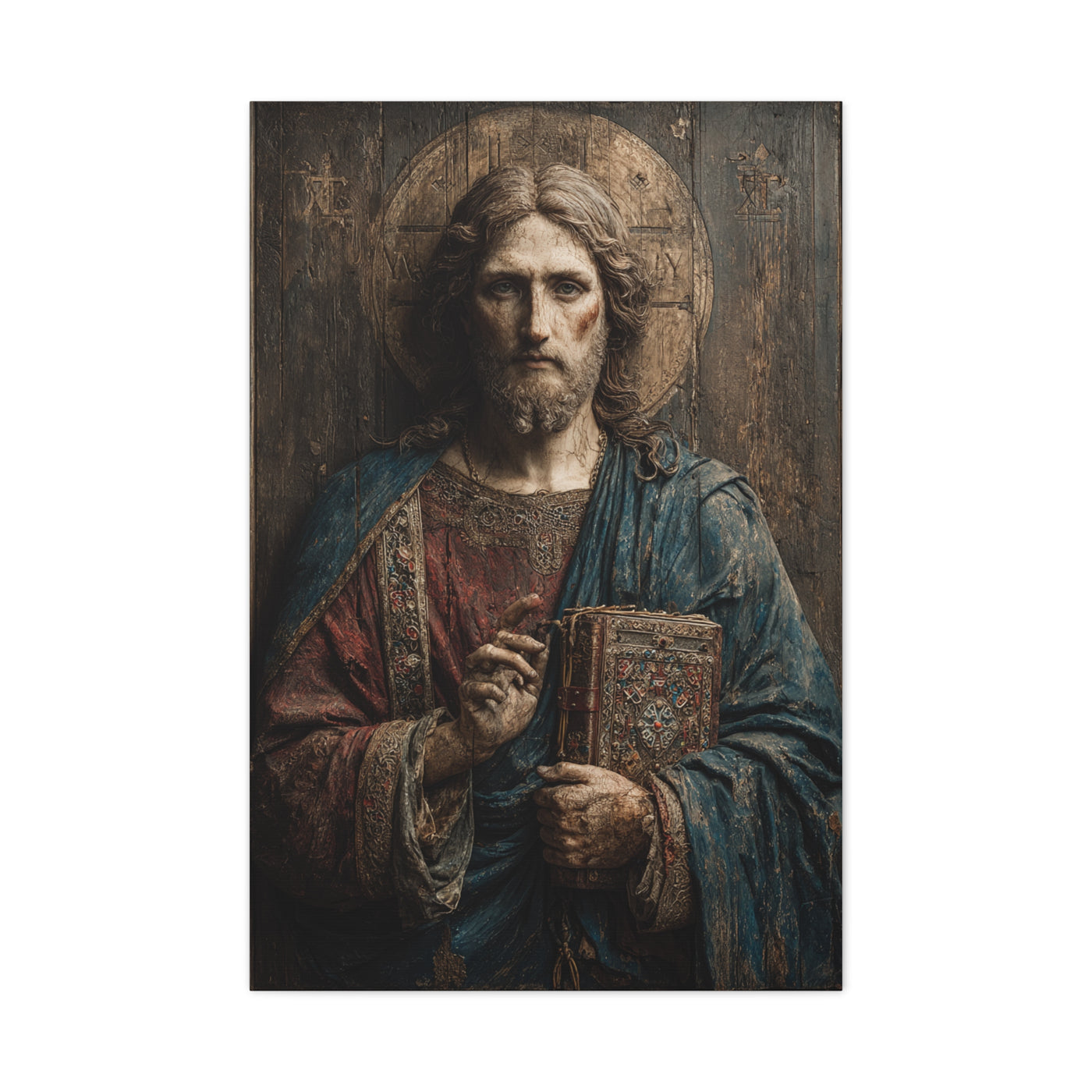 Sacred Icon of Christ Eternal Presence Wall Art & Canvas Print