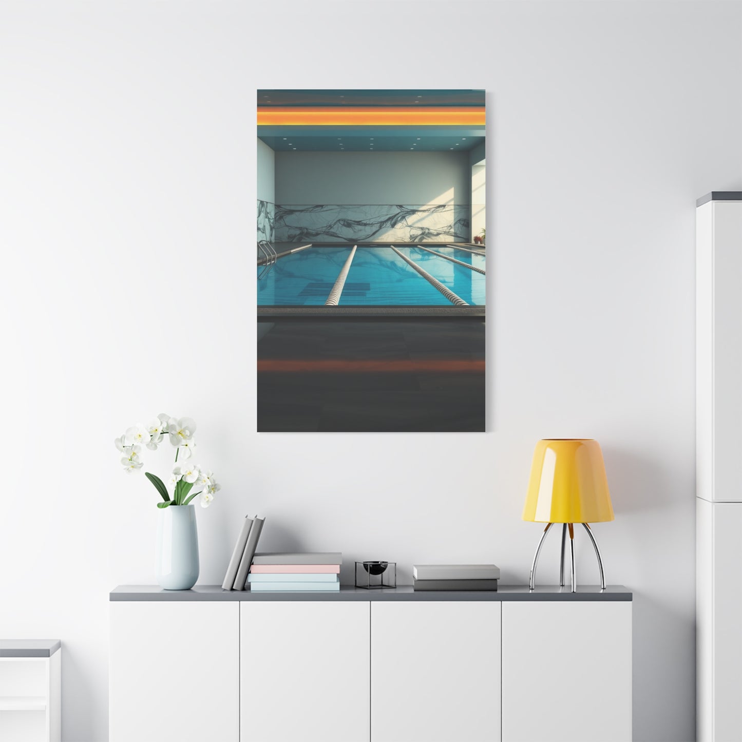 Masterpiece Swimming Pool Art Vision Wall Art & Canvas Print