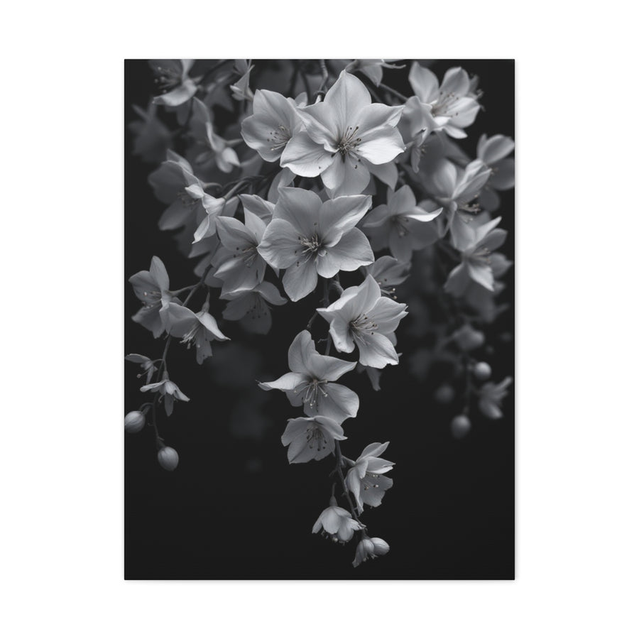 Cascading Cherry Blossom Branch Wall Art & Canvas Prints