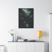 Nocturnal Forest Reflection Wall Art & Canvas Print