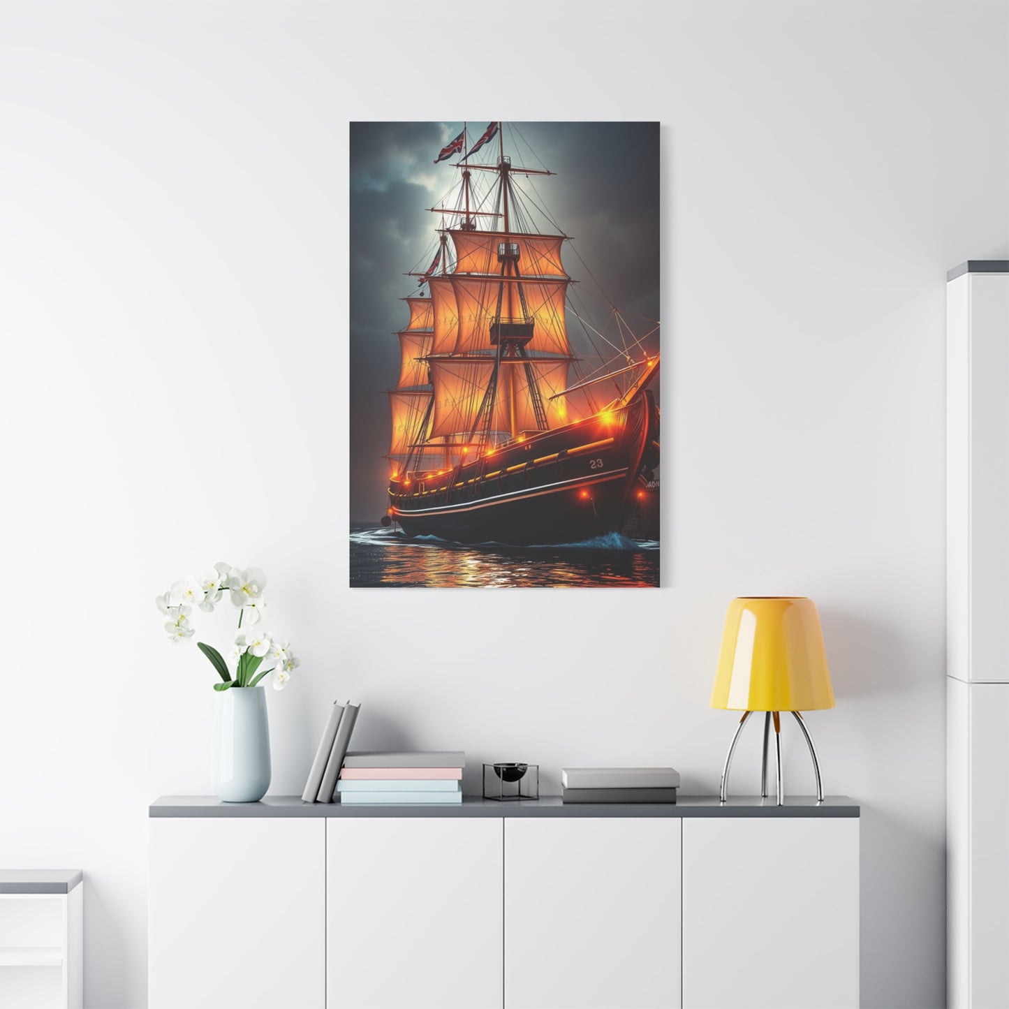Vision Ship Art Art Wall Art & Canvas Print