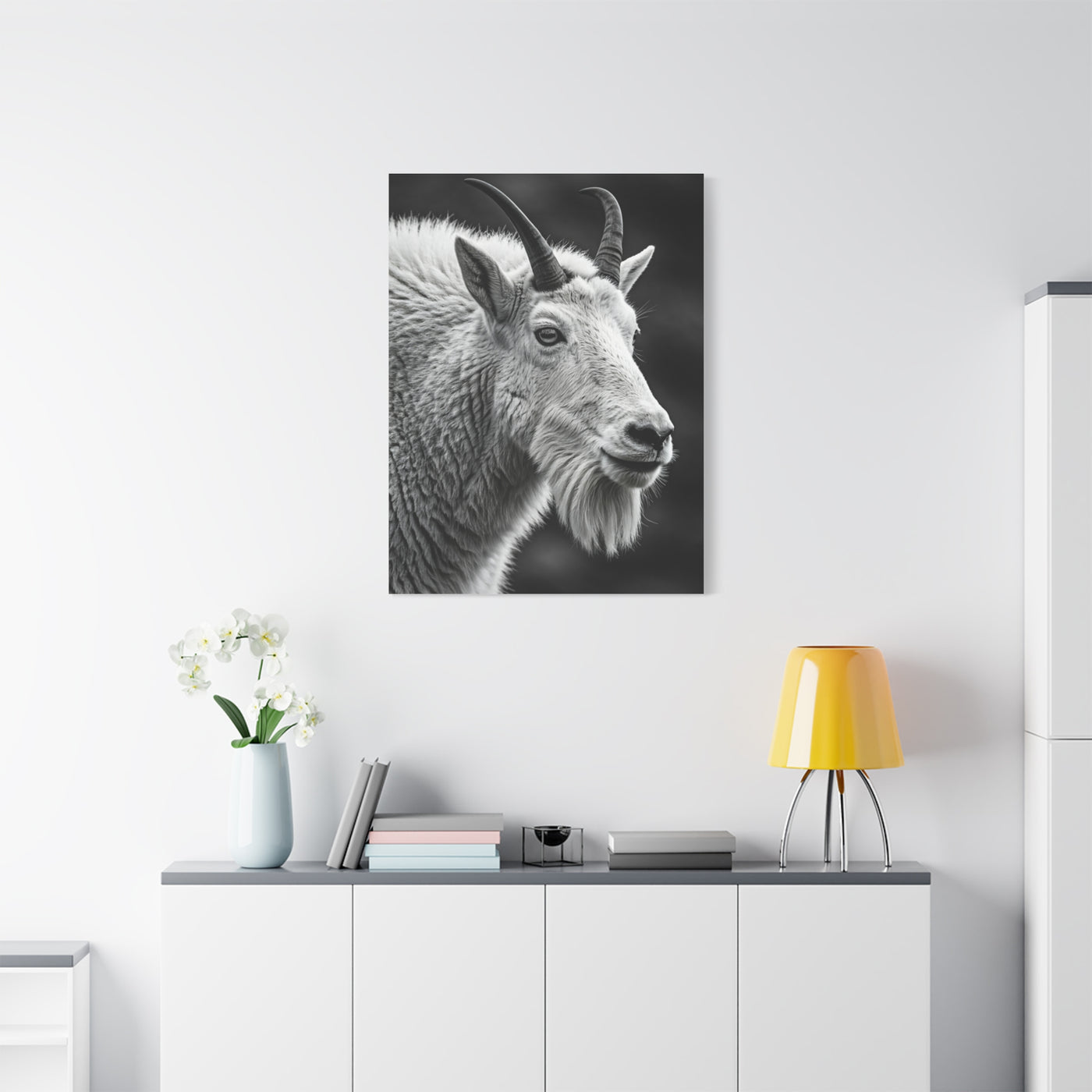 Alpine Goat Portrait Wall Art & Canvas Prints