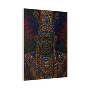 Black Masking Ceremonial Portrait Wall Art & Canvas Print