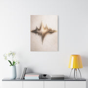 Luminous Soundwave Glass Sculpture Wall Art & Canvas Print