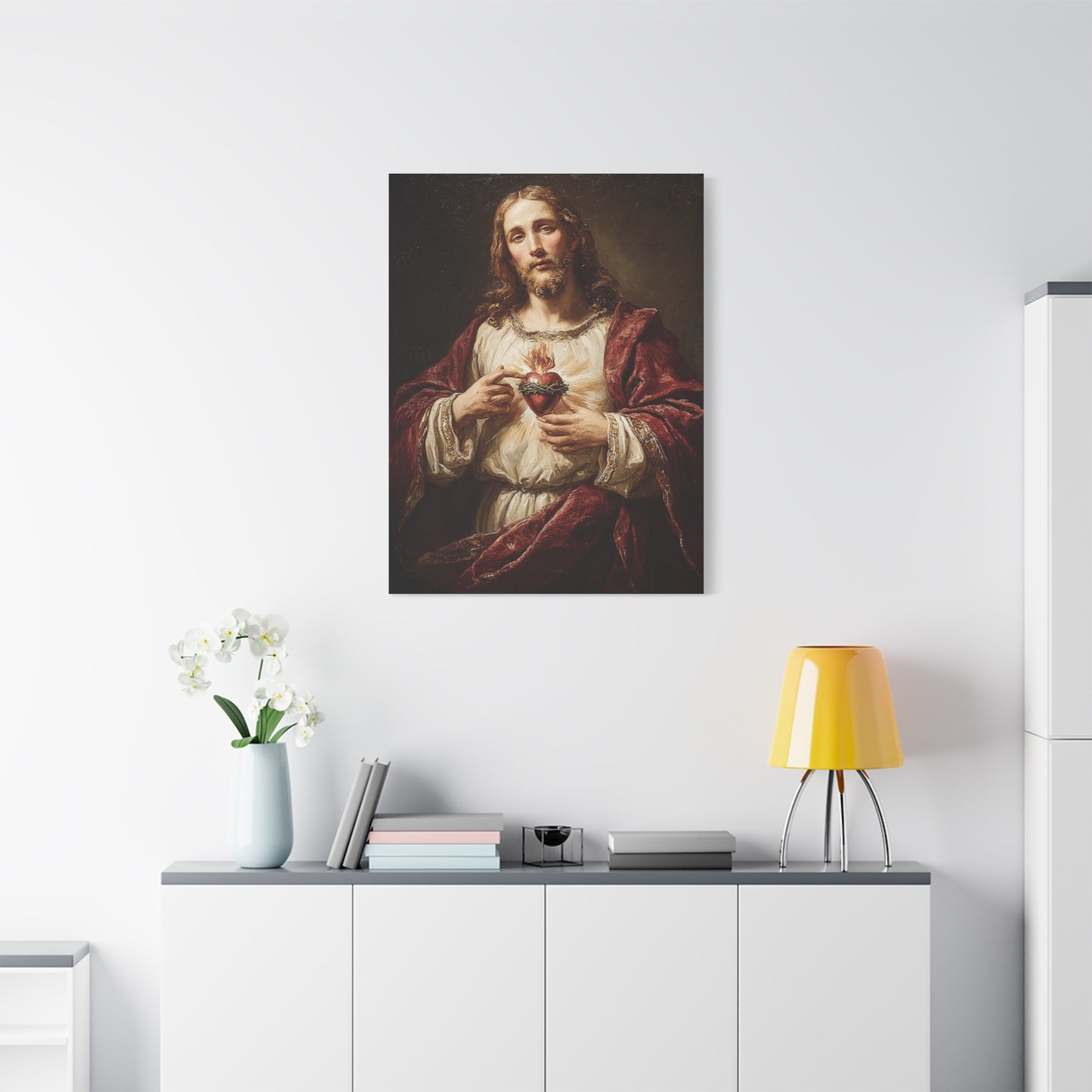 Sacred Heart of Jesus Classical Devotion Wall Art & Canvas Print