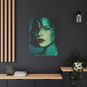 Wet Hair Glass Orb Portrait Wall Art & Canvas Print