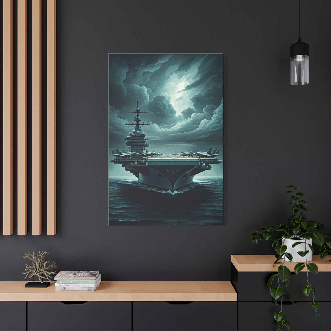 Stormfront Aircraft Carrier Wall Art & Canvas Prints