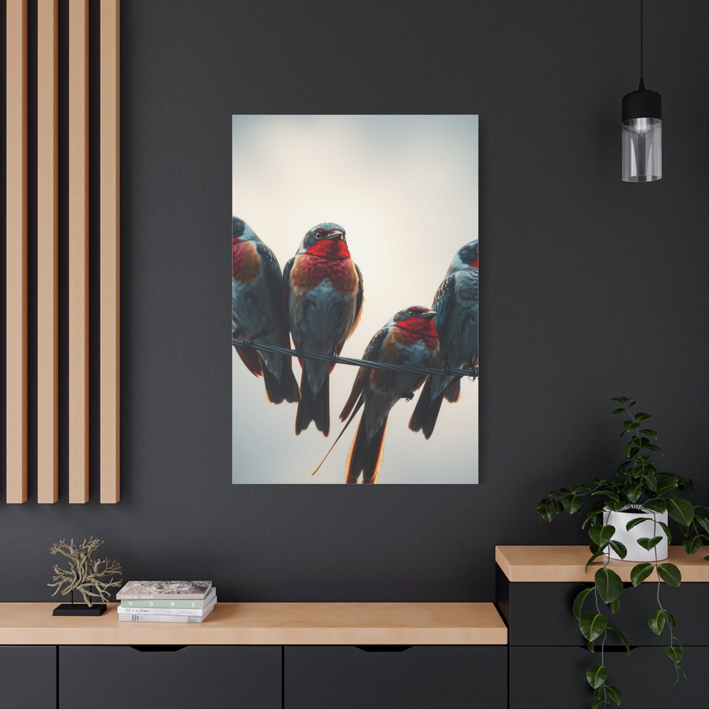 Supreme Birds On a Wire Art Collection Wall Art & Canvas Print