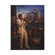 Rooftop Jazz Manhattan Twilight Wall Art & Canvas Print