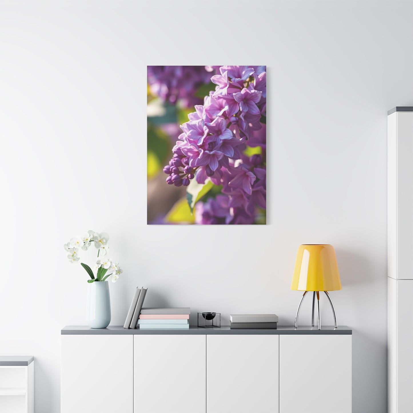 Lilac Flower Art Supreme Canvas Wall Art & Canvas Print