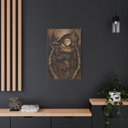 Forest Silhouette Wolf Storyscape Wood Panel Wall Art & Canvas Print
