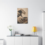 Layered Wood Great Wave Relief Wall Art & Canvas Print