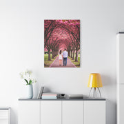Romantic Sakura Tree Walk Wall Art & Canvas Prints