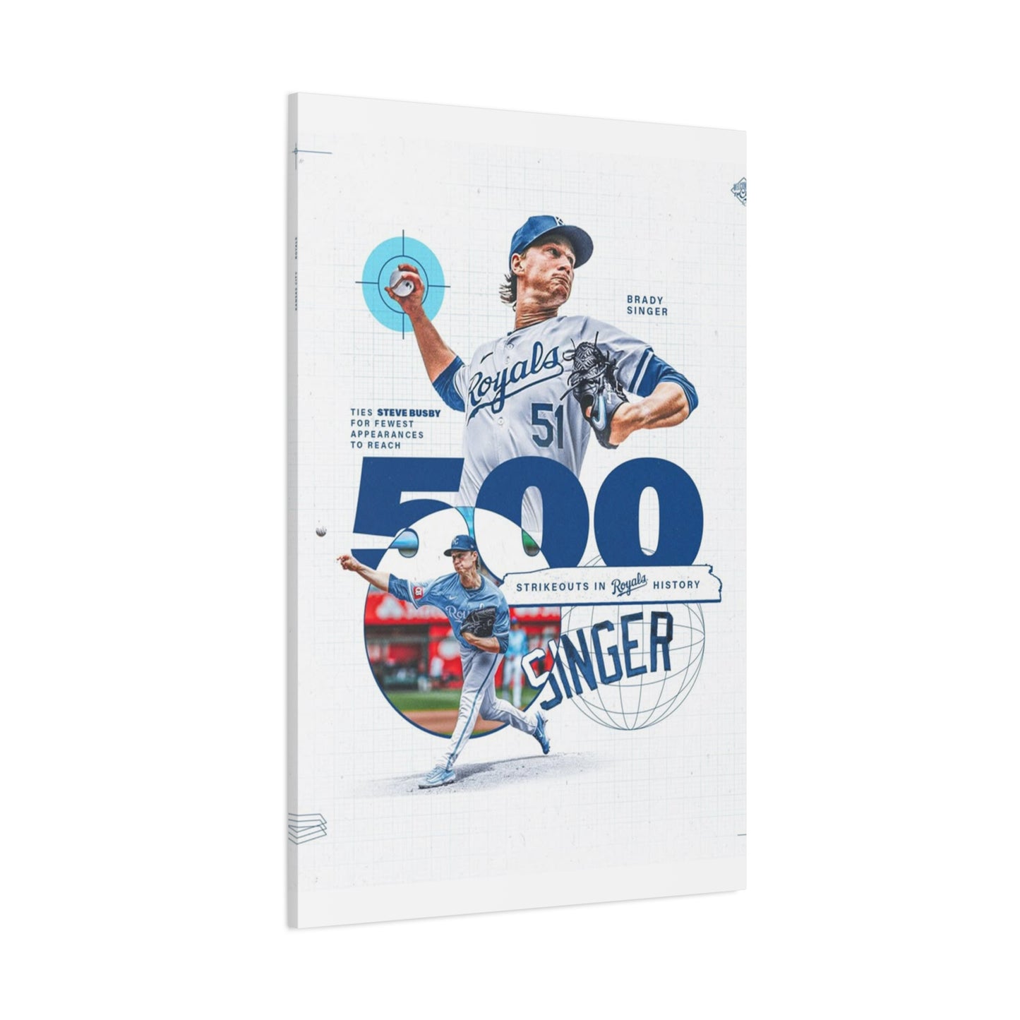 Brady Singer Poster Wall Art & Canvas Prints