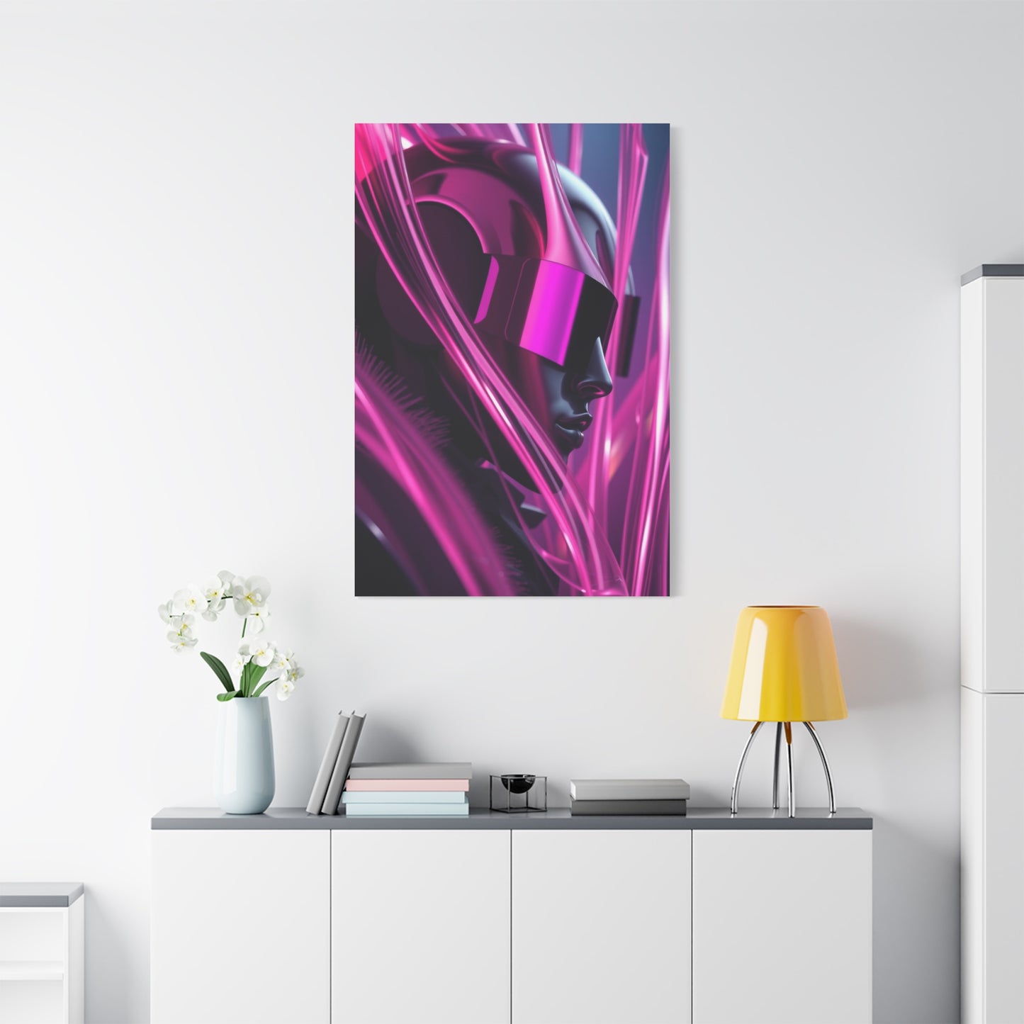 Masterpiece Black & Pink Art Vision Wall Art & Canvas Print